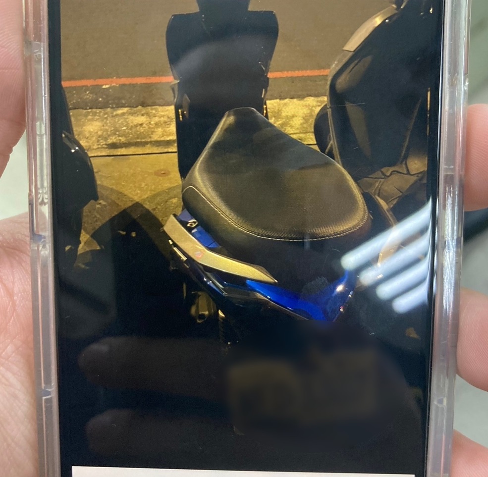 ▲圖說:女大生細心拍下機車停車處,卻少了可供找車的元素入鏡                (圖/台中市政府提供)