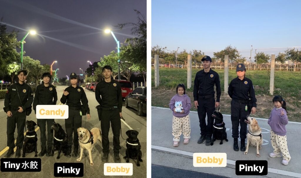 ▲圖說：中台灣元宵燈會登場，中市刑警大隊警犬於場區加強巡邏偵蒐              （圖／台中市政府提供）