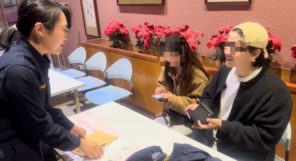 ▲圖說：遺失錢包的首爾高材生，因臺灣警察暖心舉動，好感度拉滿點 （圖／台中市政府提供）