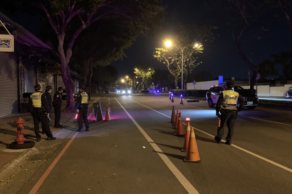 ▲圖說：中市警執行「酒駕大執法專案」，針對酒駕易肇事路段加強取締 （圖／台中市政府提供）