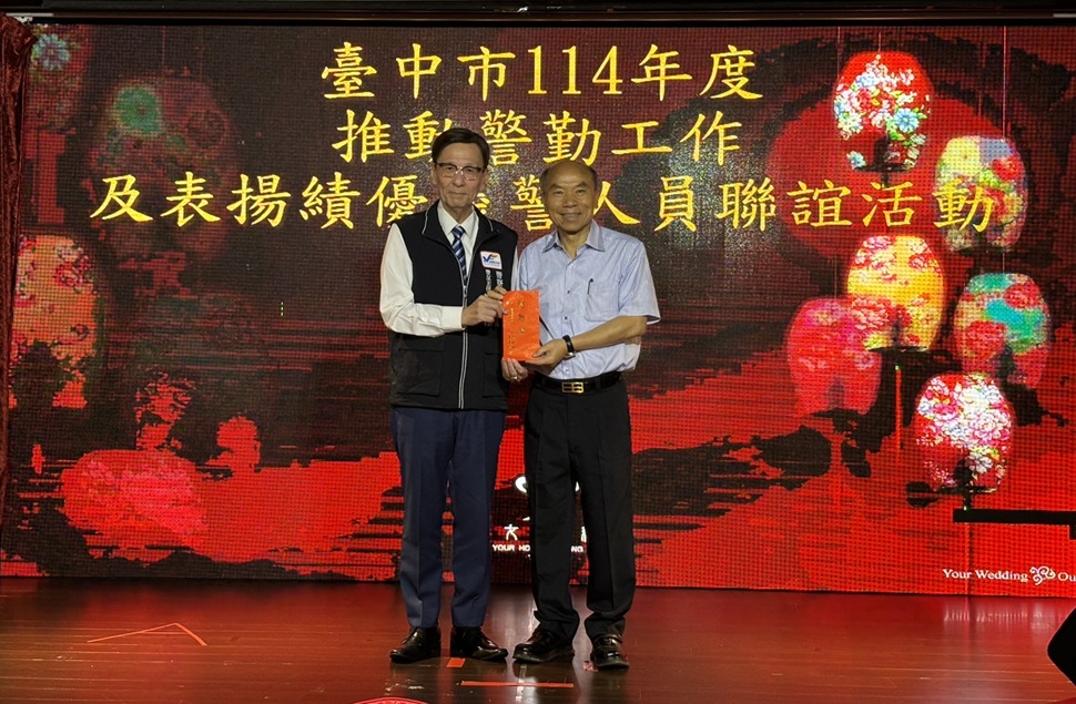 ▲圖說:守護南屯治安45年的義警中隊長張榮維先生 (圖/台中市政府 提供)