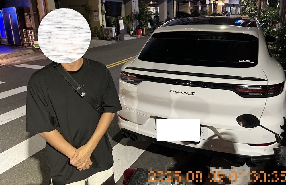 ▲圖說:周男與妻子飲酒後叫了代駕,卻將車輛駛出地下停車場,並停在路口等待代駕,一樣屬於酒駕行為 (圖/台中市政府 提供)