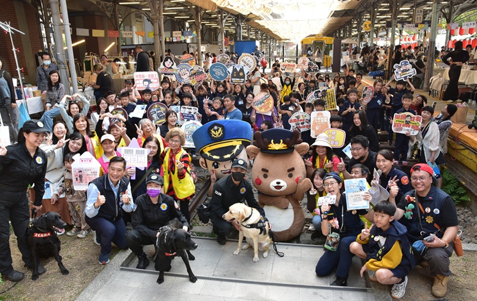 ▲圖說：115年第九屆《小小警察訓練班》於3月21日在「臺中驛鐵道文化園區」盛大舉辦              （圖／台中市政府  提供）