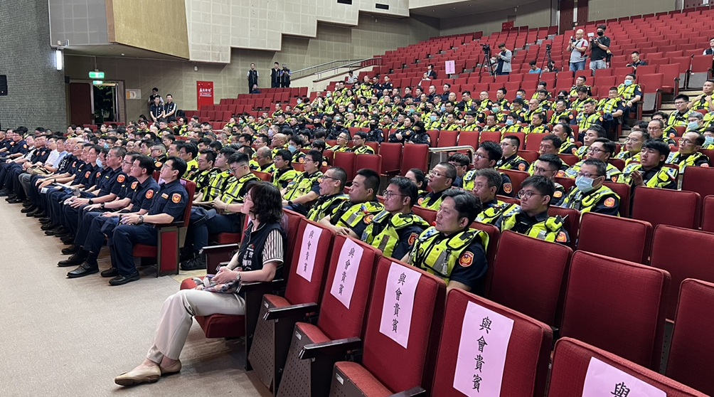 ▲圖說:警政署舉辦「全國同步擴大取締毒駕專案勤務」,中市警局特地召開「專案勤前教育」 (圖/台中市政府 提供)