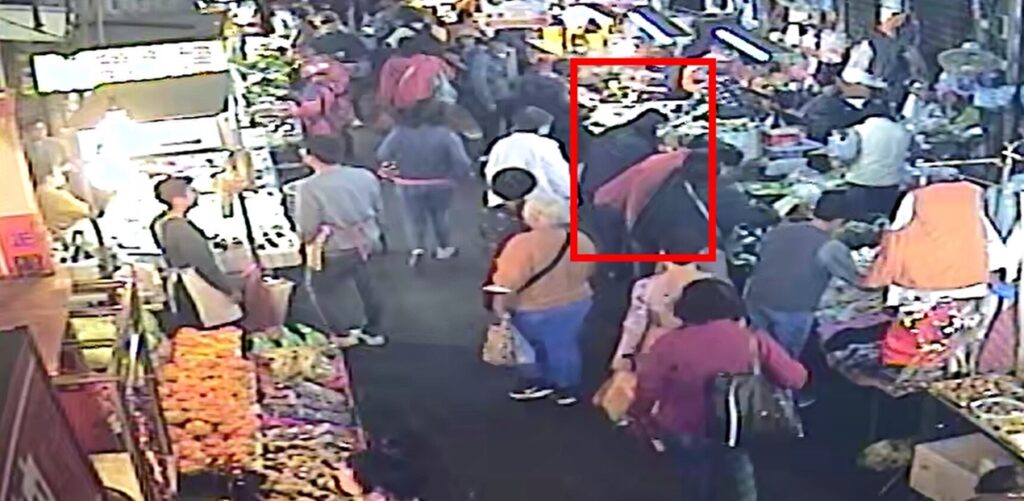 ▲圖說:遭通緝女慣竊逃避司法追緝,專程逃至臺中向上市場內行竊 (圖/台中市政府提供)