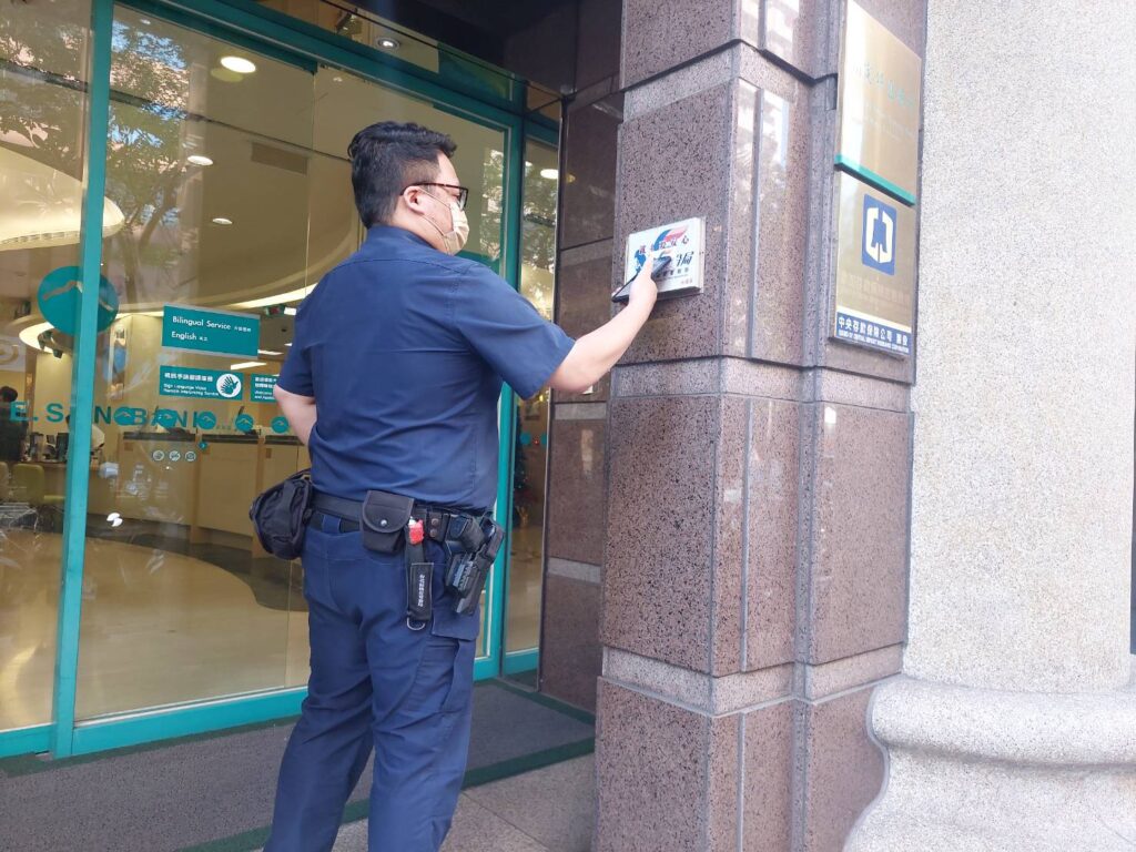 ▲圖說：中警局「派出所勤務-電子巡簽系統」上線，員警執勤效率與安全大幅提升 （圖／台中市政府提供）