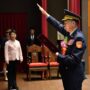 ▲圖說：警政署警政委員吳敬田接任臺中市警察局長，新任局長交接印信並宣誓就職 （圖／台中市政府 提供）