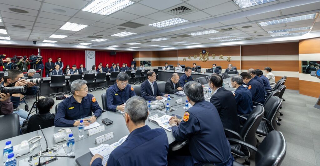 ▲圖說：總統賴清德赴內政部警政署聽取「1219北市隨機襲擊事件」專案進度報告 （圖／總統府新聞稿）