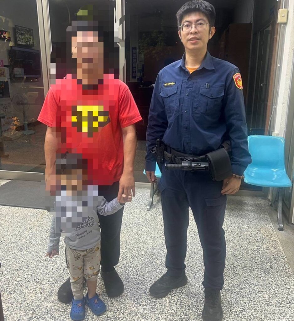 ▲圖說:4歲幼童在路邊等不到狗狗「咘咘」,哭喊要找「找姑姑」,沒想到引發一場孩童烏龍走失案 (圖/台中市政府 提供)