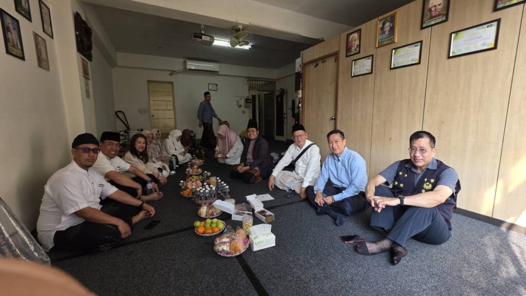 ▲圖說：第一分局長林大為率隊拜訪印尼經濟文化代表處副代表沈安迪，雙方就移工防詐及法治教育合作進行討論            （圖／台中市政府 提供）