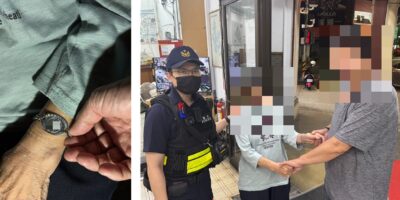 ▲圖說：愛心手鍊發揮關鍵作用，員警成功聯繫家屬、協助老婦平安返家 （圖／台中市政府 提供）