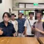 ▲圖說：民權派出所員警調閱多支監視影像，並仔細搜尋道路兩側及人行道，終於尋獲王姓男大生遺失的手機 （圖／台中市政府 提供）