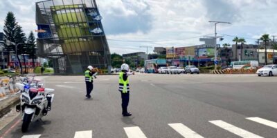 ▲圖說：應對雙十連假交通狀況，中市警局規劃投入空拍機與大型警用重機進行監控與快速交通疏導 （圖／台中市政府 提供）